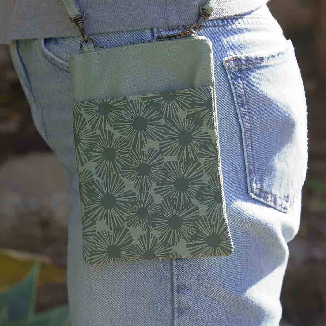 Canvas Mini Crossbody - Phone Crossbody - Small Travel Bag