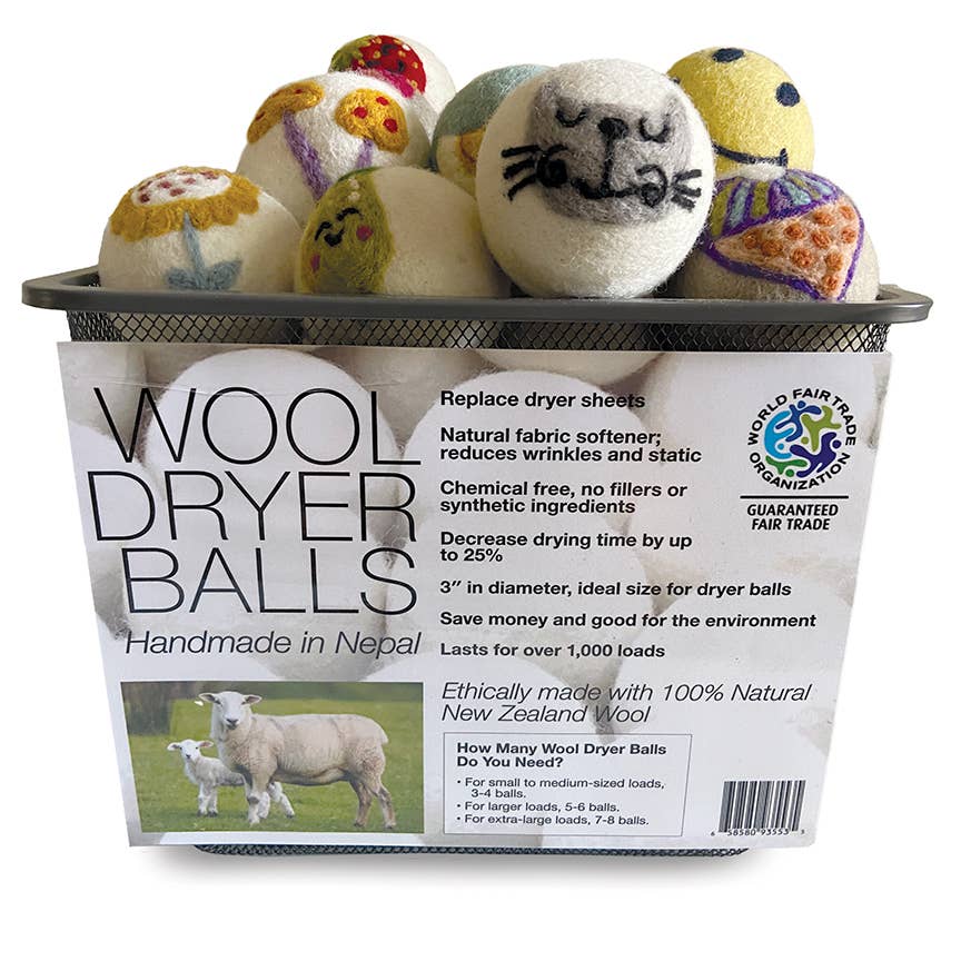 Cats: Eco Wool Dryer Balls Fair-Trade