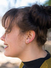 Orbit Stud Earrings - Brass