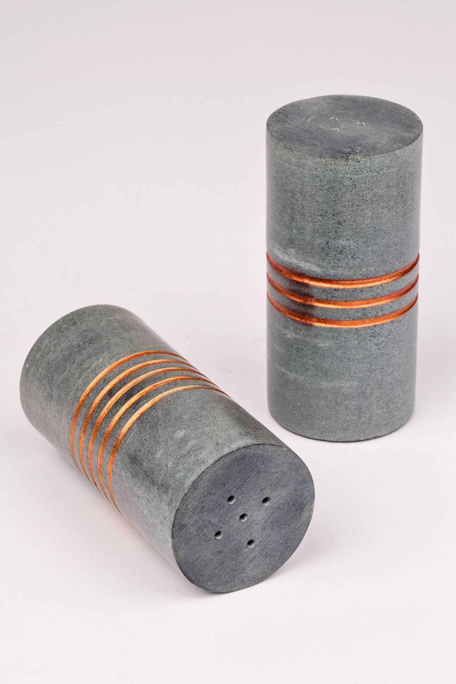 Salt &amp; Pepper Stone Shakers
