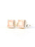 Crystal Waters Sterling Silver Studs - Rose Quartz