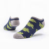 Organic Cotton Turtles Navy Footie Socks