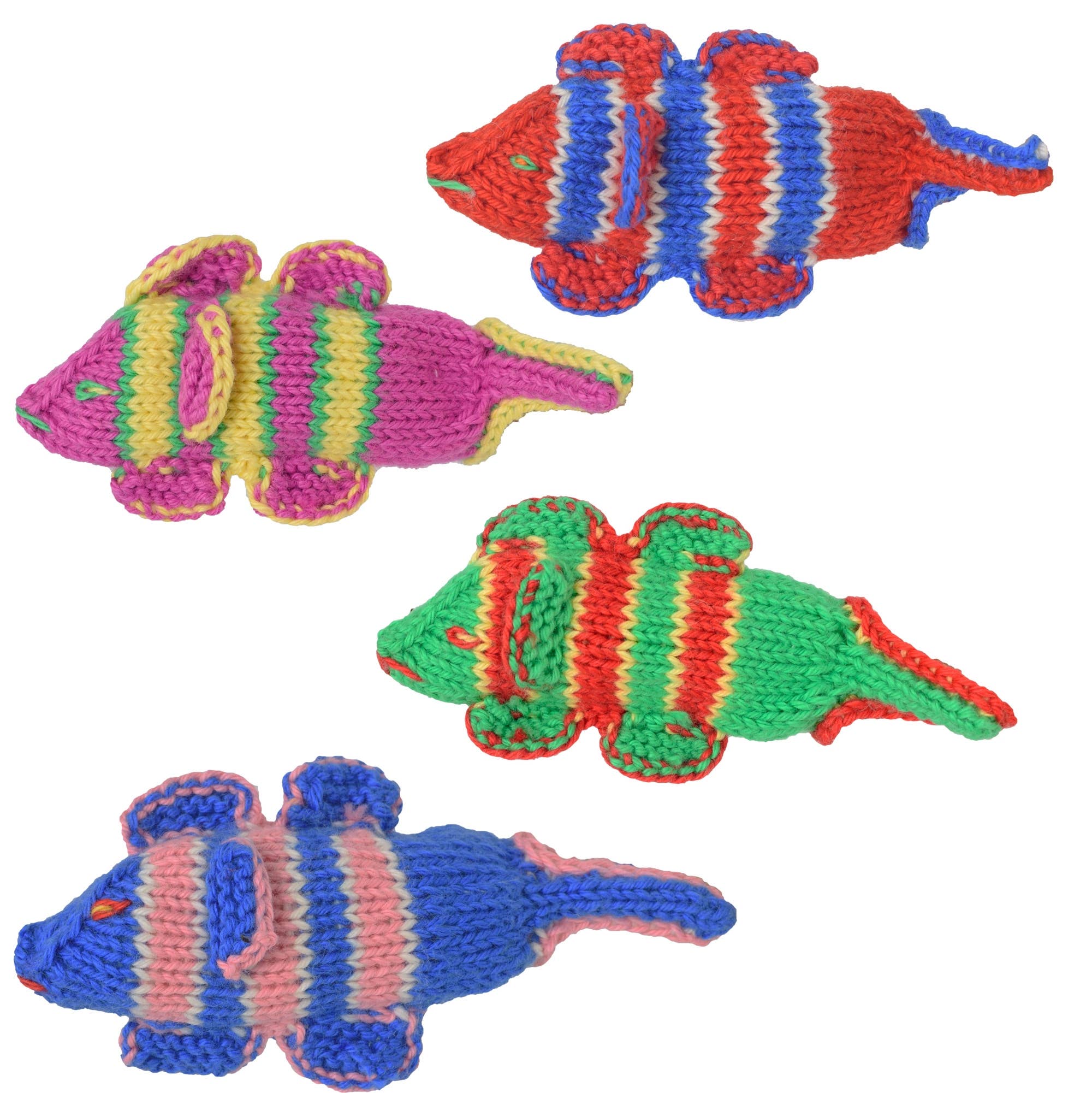 Fish Finger Puppet in Organic Cotton Natural Toy