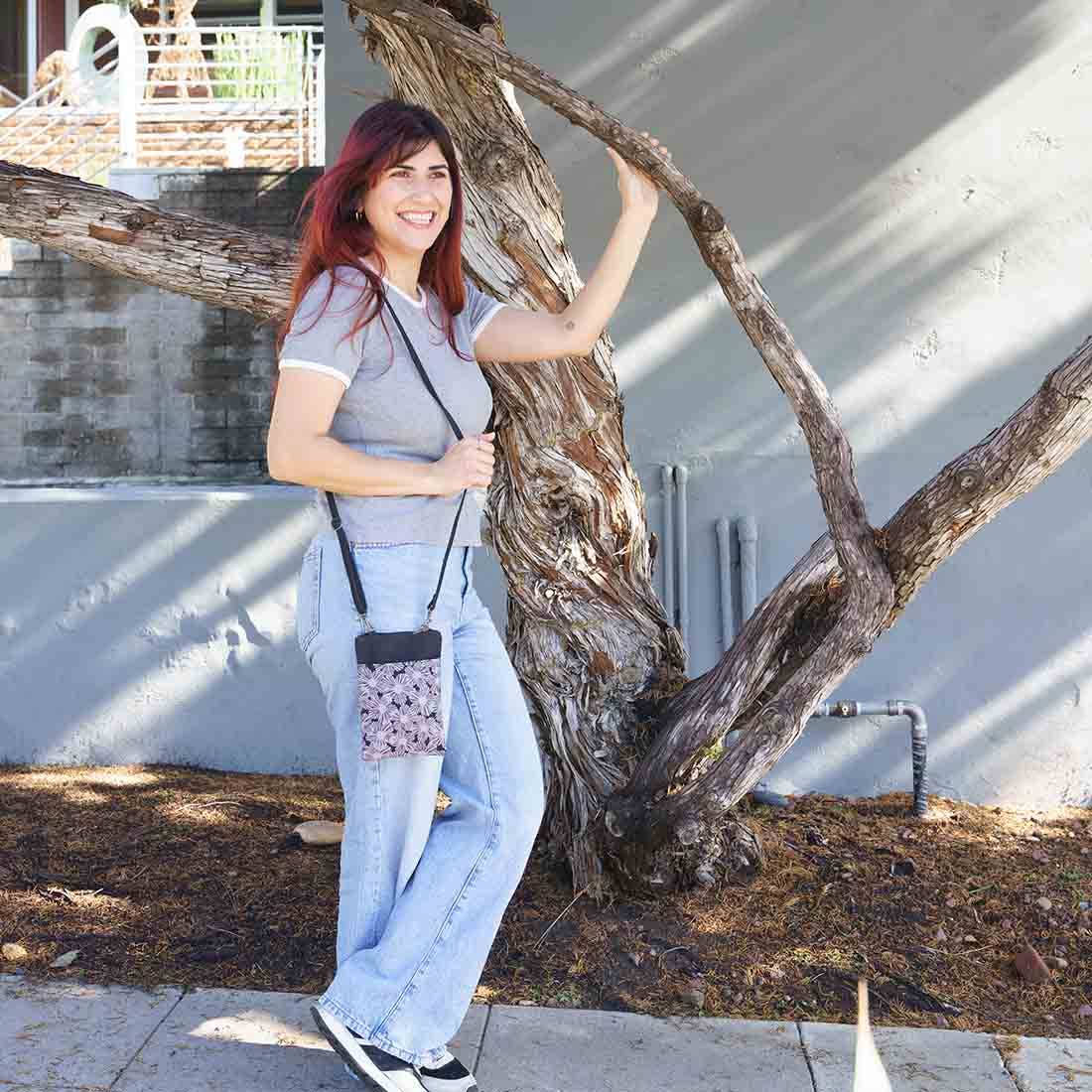 Canvas Mini Crossbody - Phone Crossbody - Small Travel Bag