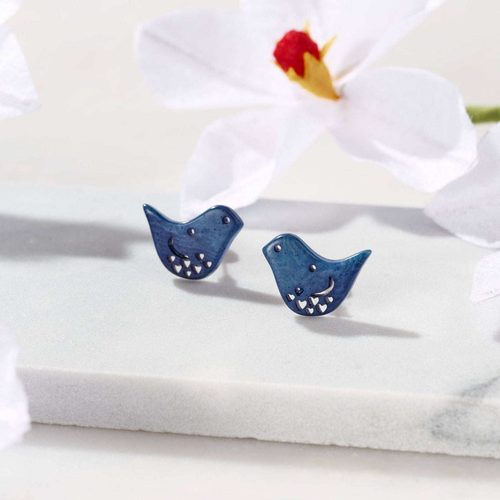 Pisco Bird Tagua Earrings