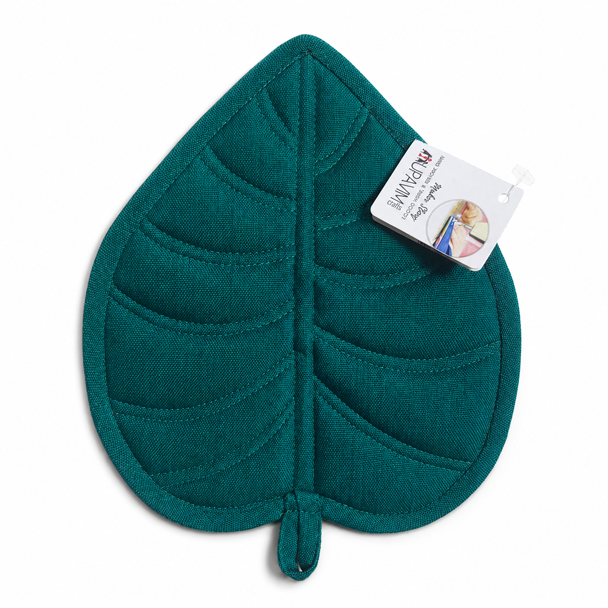 Jade Garden Leaf Potholder - Frida-Inspired Kitchen Decor