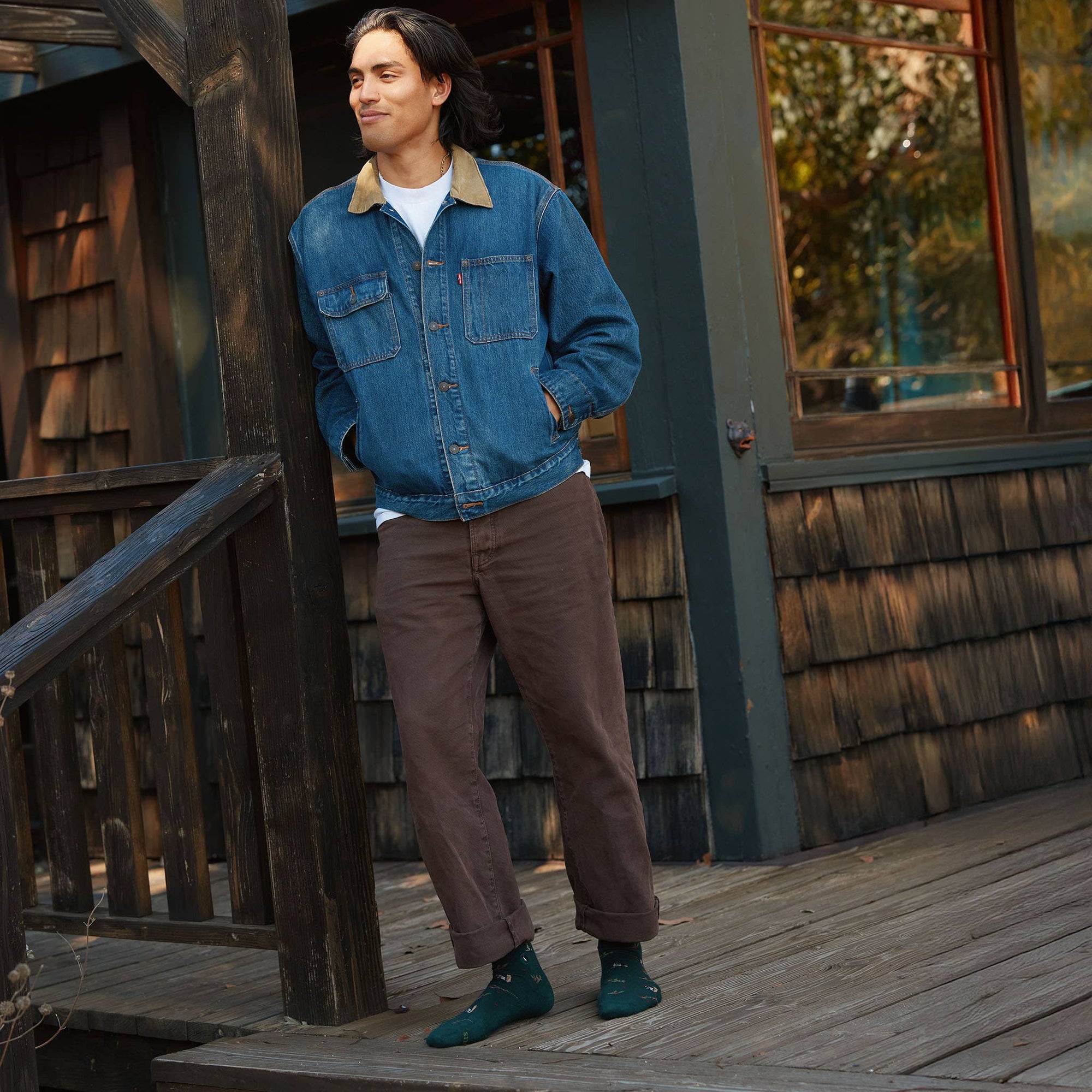 Socks that Protect Woodpeckers
