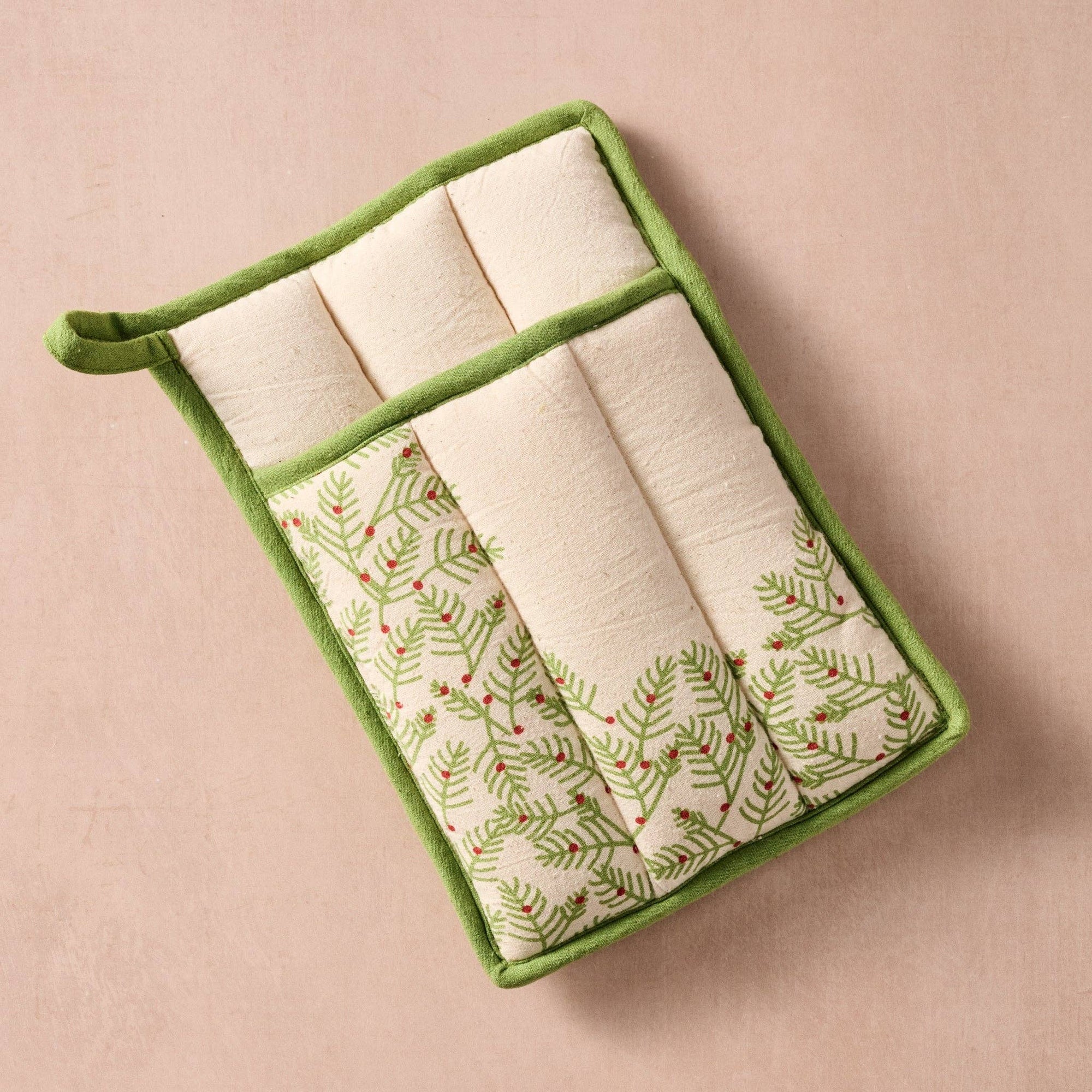 Sardee Holly Cotton Potholder