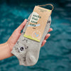 Ankle Socks that Save Cats (Gray Cats)