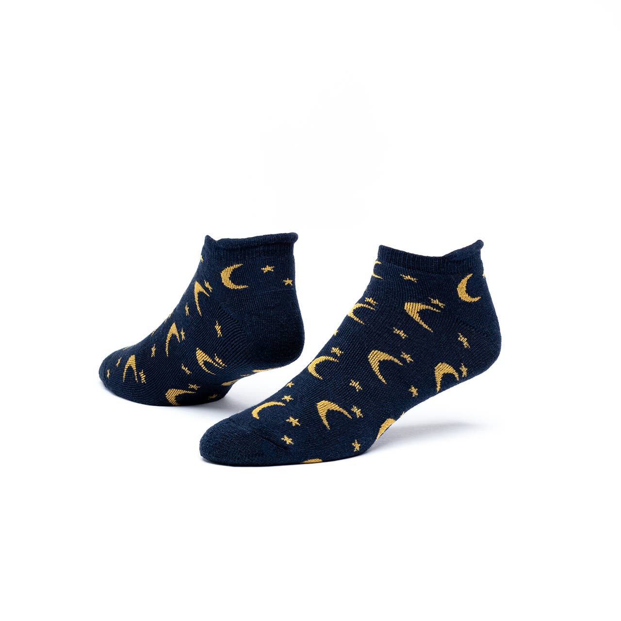 Organic Cotton Tab Footie Socks - Pattern