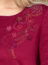 Angelina Claret Blouse