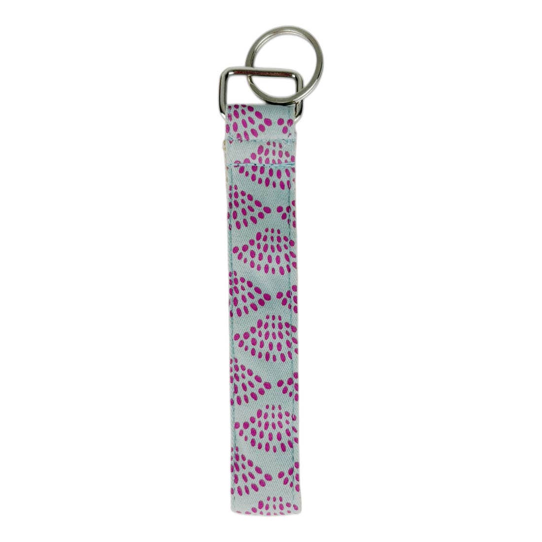Cotton Canvas Key Fob Wristlet  -  Wristlet Key Chain