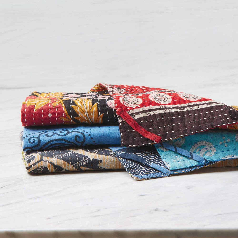 Kantha Dish Towels - Set of 3