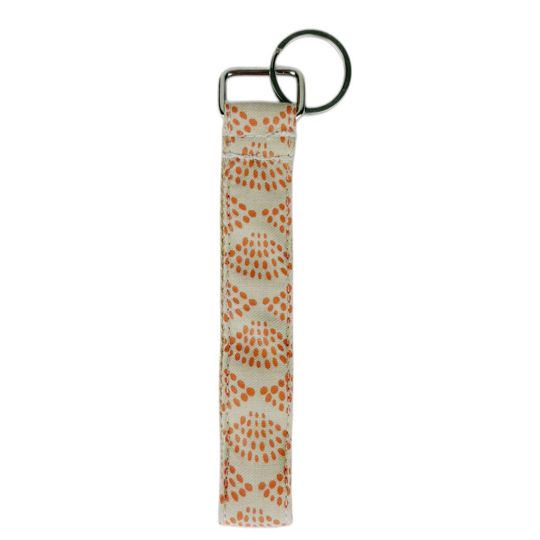 Cotton Canvas Key Fob Wristlet  -  Wristlet Key Chain