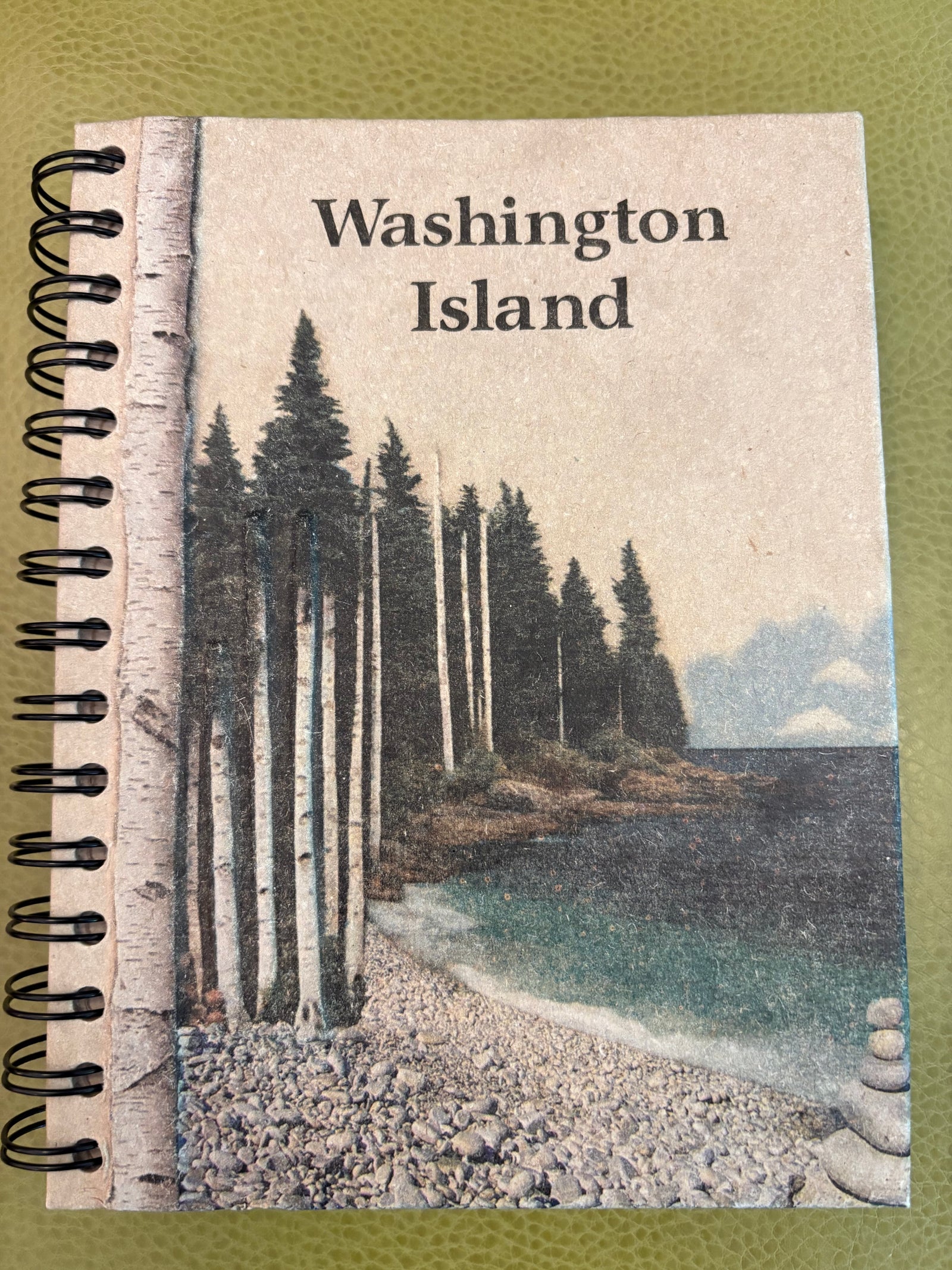 Journal Washington Island School House Beach Handmade Paper