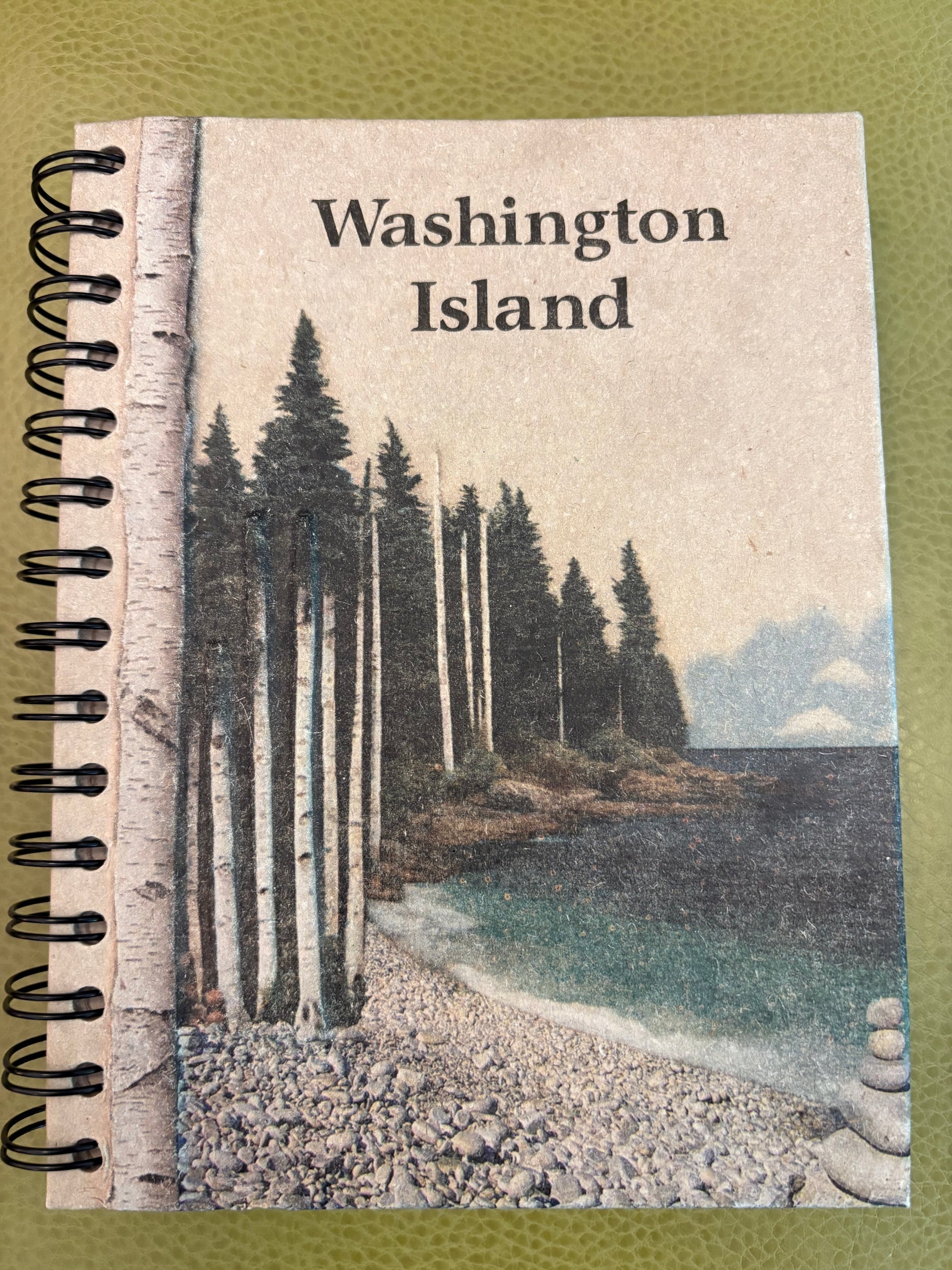 Journal Washington Island School House Beach Handmade Paper