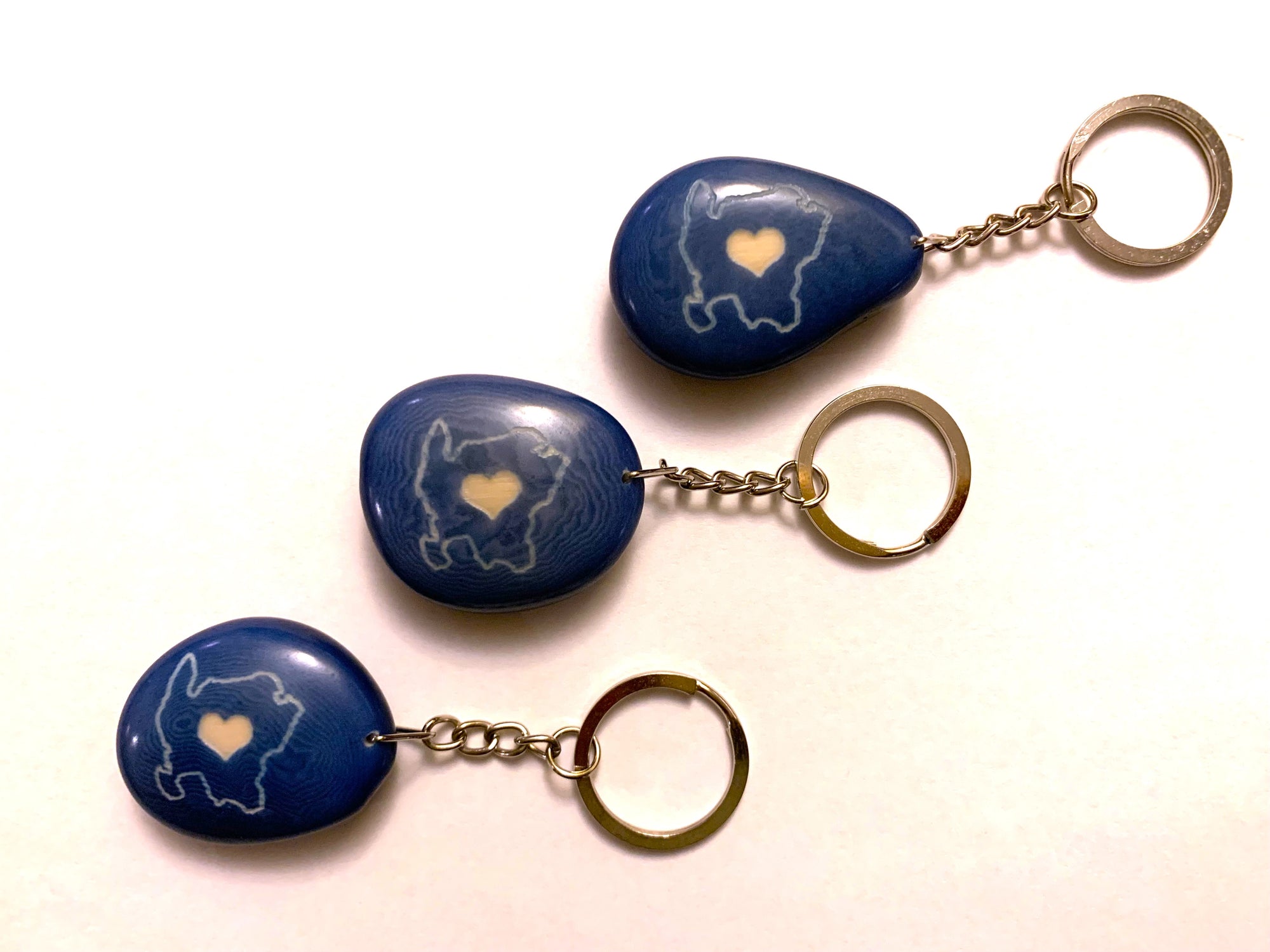 Island Love Tagua Keychain