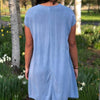 Felisa Sky Blue Garden Dress