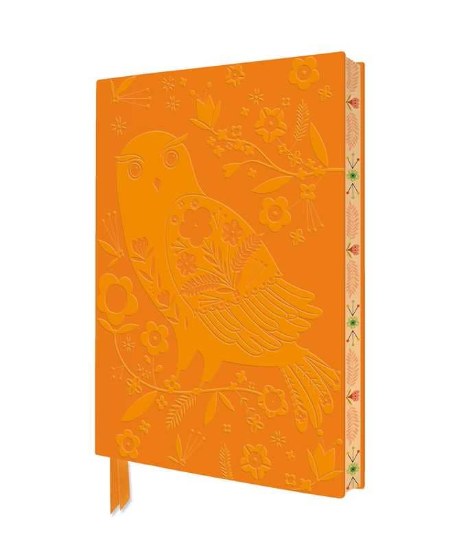Bee Brown: Folk Owl Artisan Art Notebook (Flame Tree Journals) by
