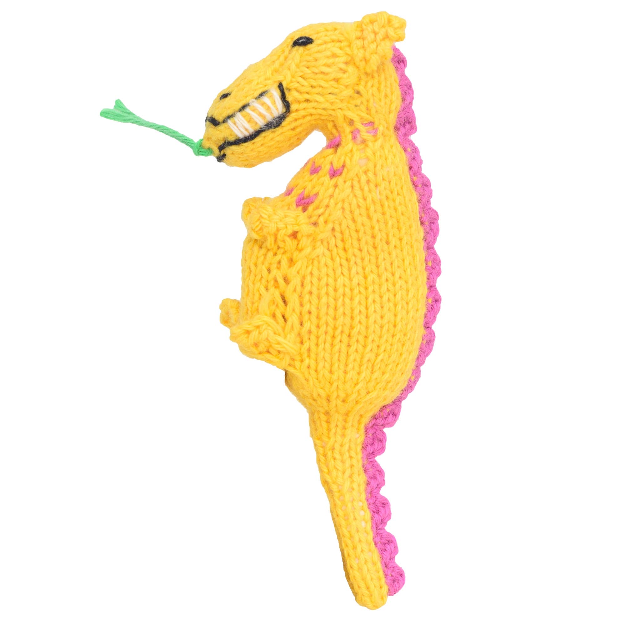 Dragon - Organic Cotton Finger Puppet - Natural Toy