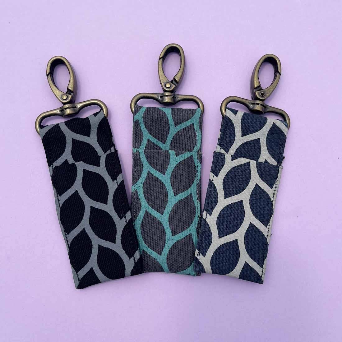 Cotton Canvas Lip Balm Bag - Fun Fall Gift - Fair Trade