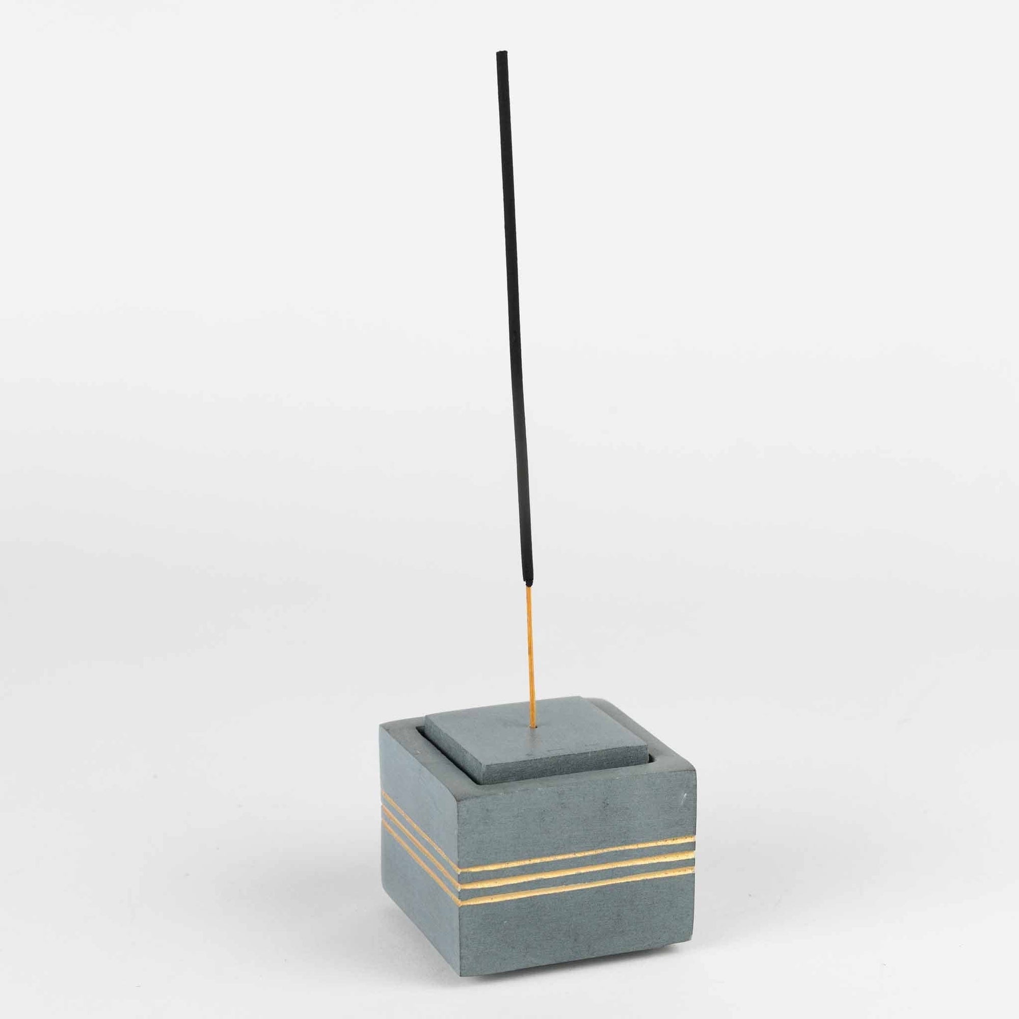 Bahu Stone Candleholder - Incense, Tea Lights &amp; Tapers