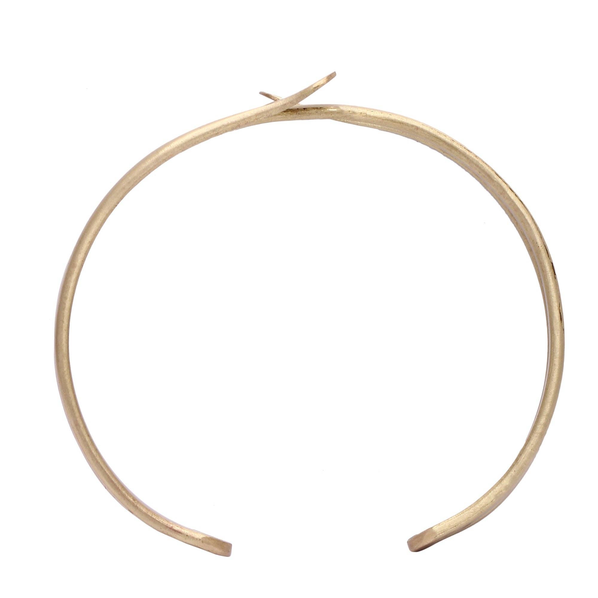 Ria Cuff Bracelet: Silver