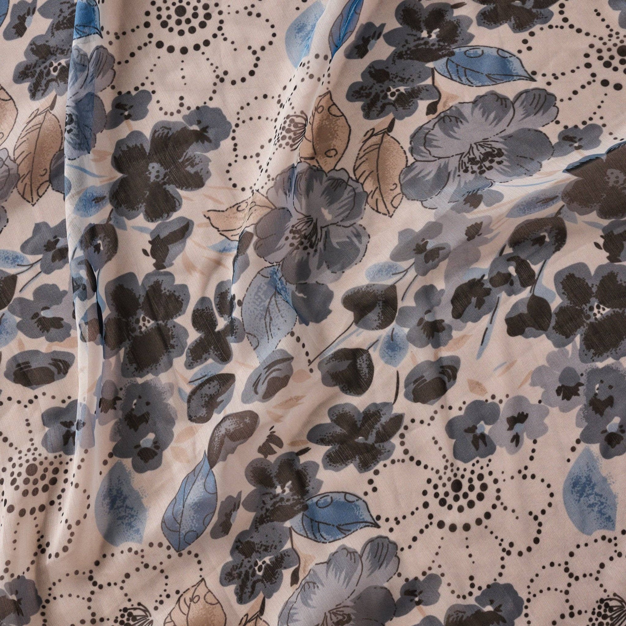 Samiti Floral Chiffon Scarf