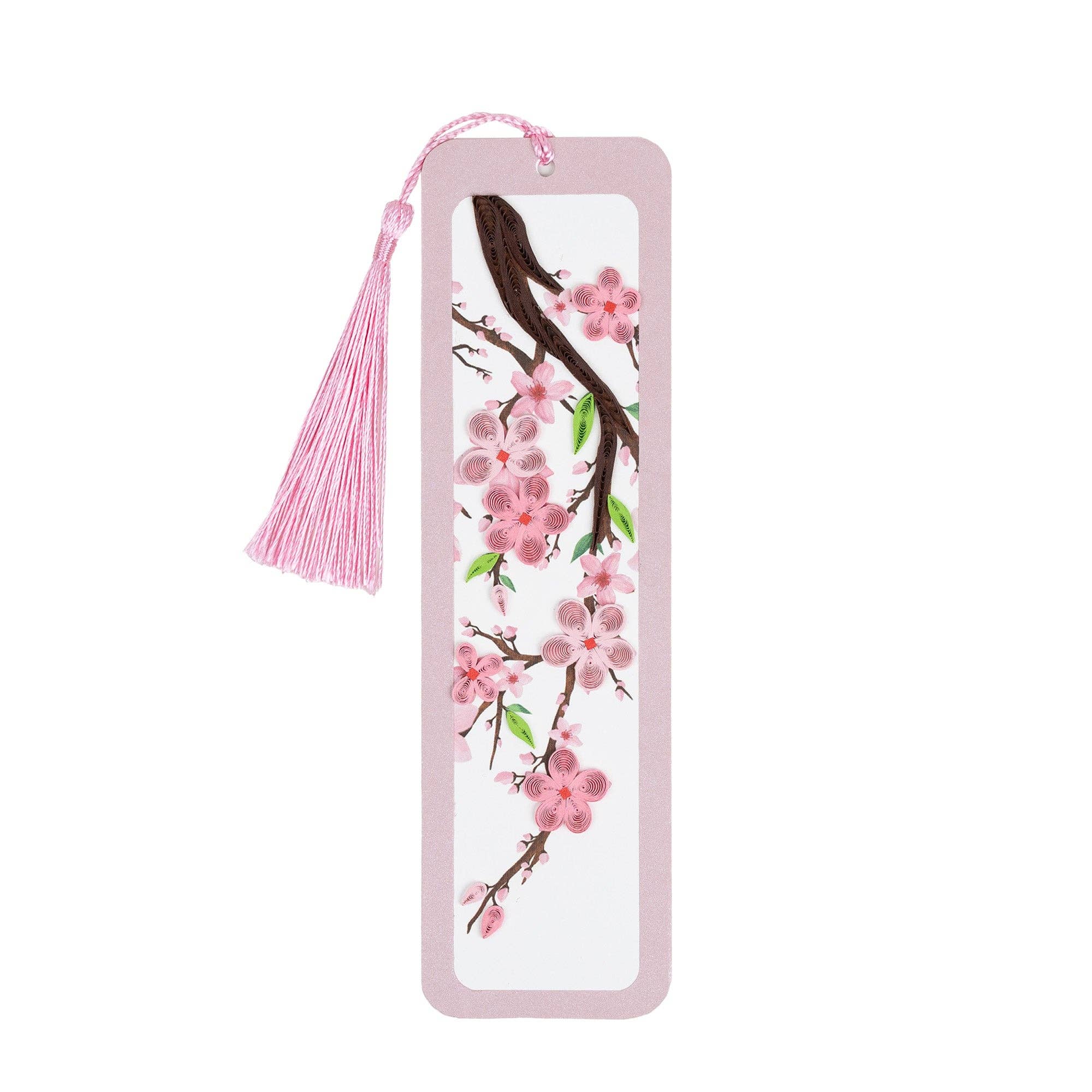 Handmade Quilled Paper Cherry Blossoms Bookmark