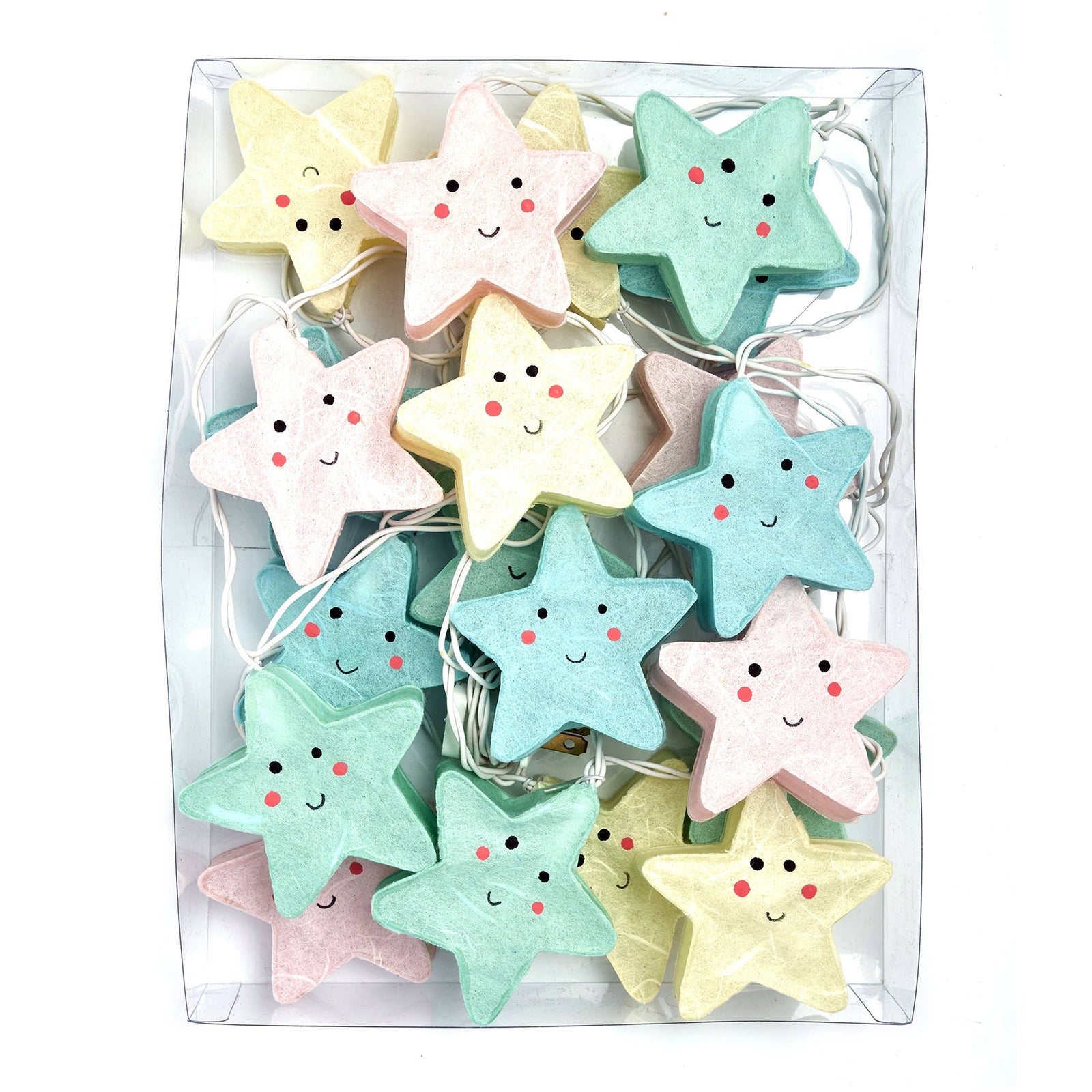 US Plug-In String Lights Stars