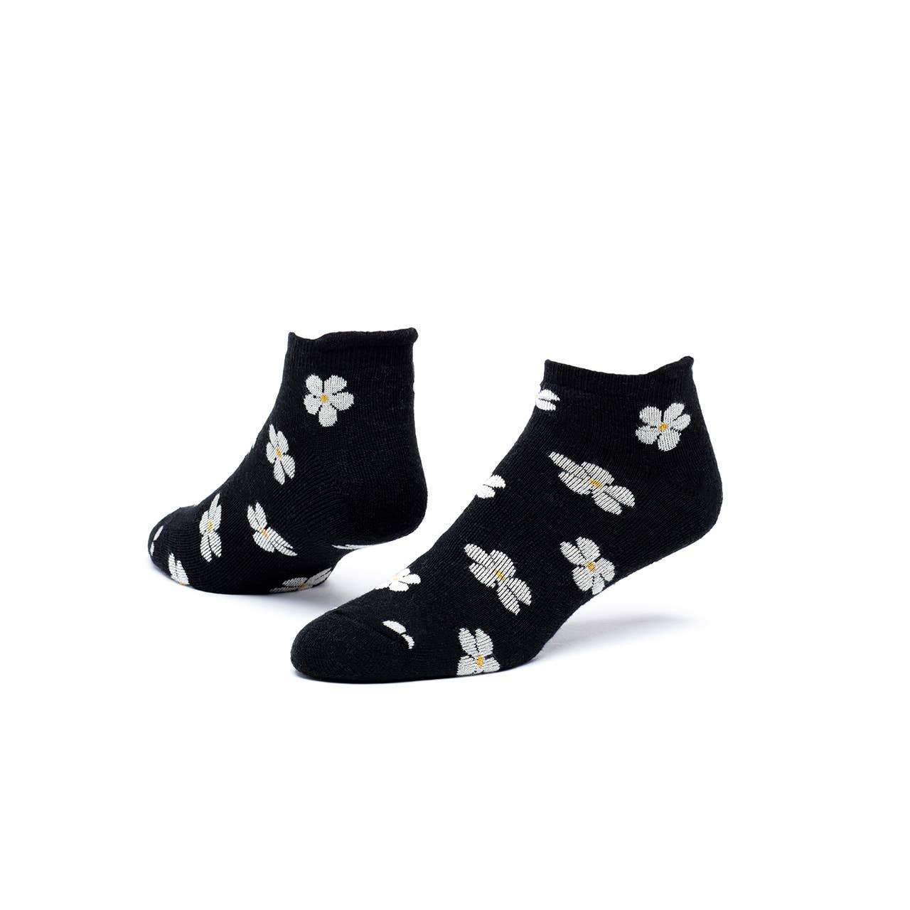 Organic Cotton Tab Footie Socks - Pattern