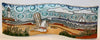 Beach Scene Wavy Glass