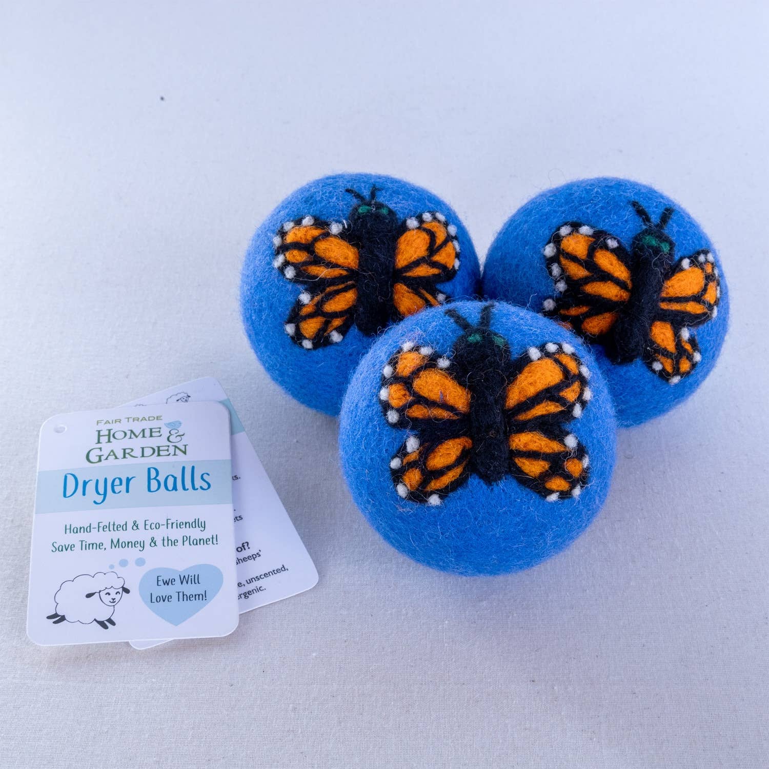 Dryer Balls: Monarch, Set Of 3