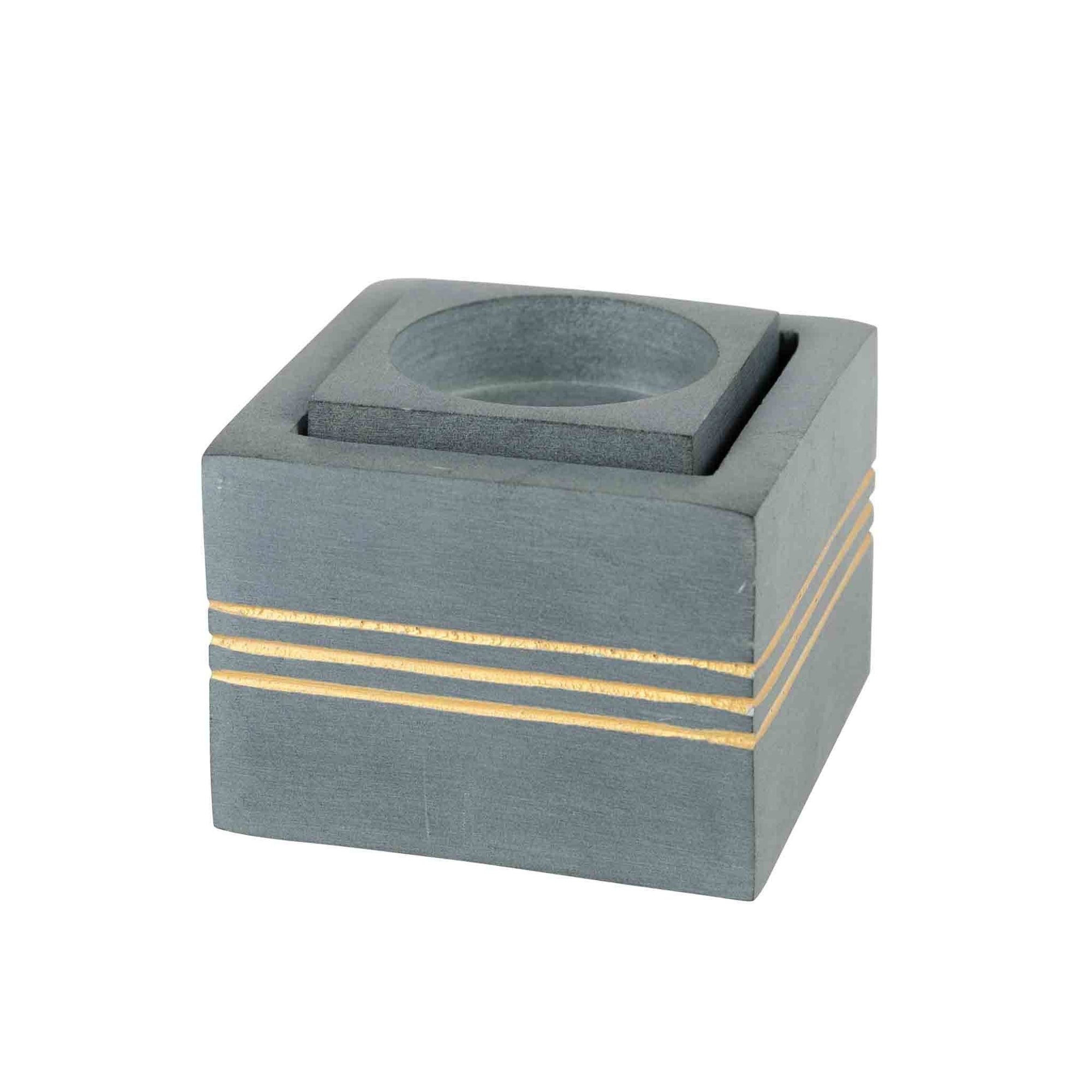 Bahu Stone Candleholder - Incense, Tea Lights & Tapers