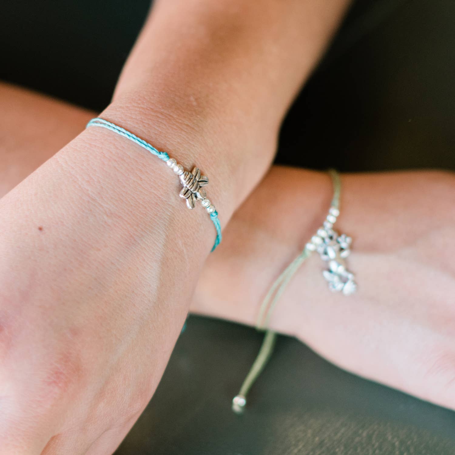 Bee String Charm Bracelet