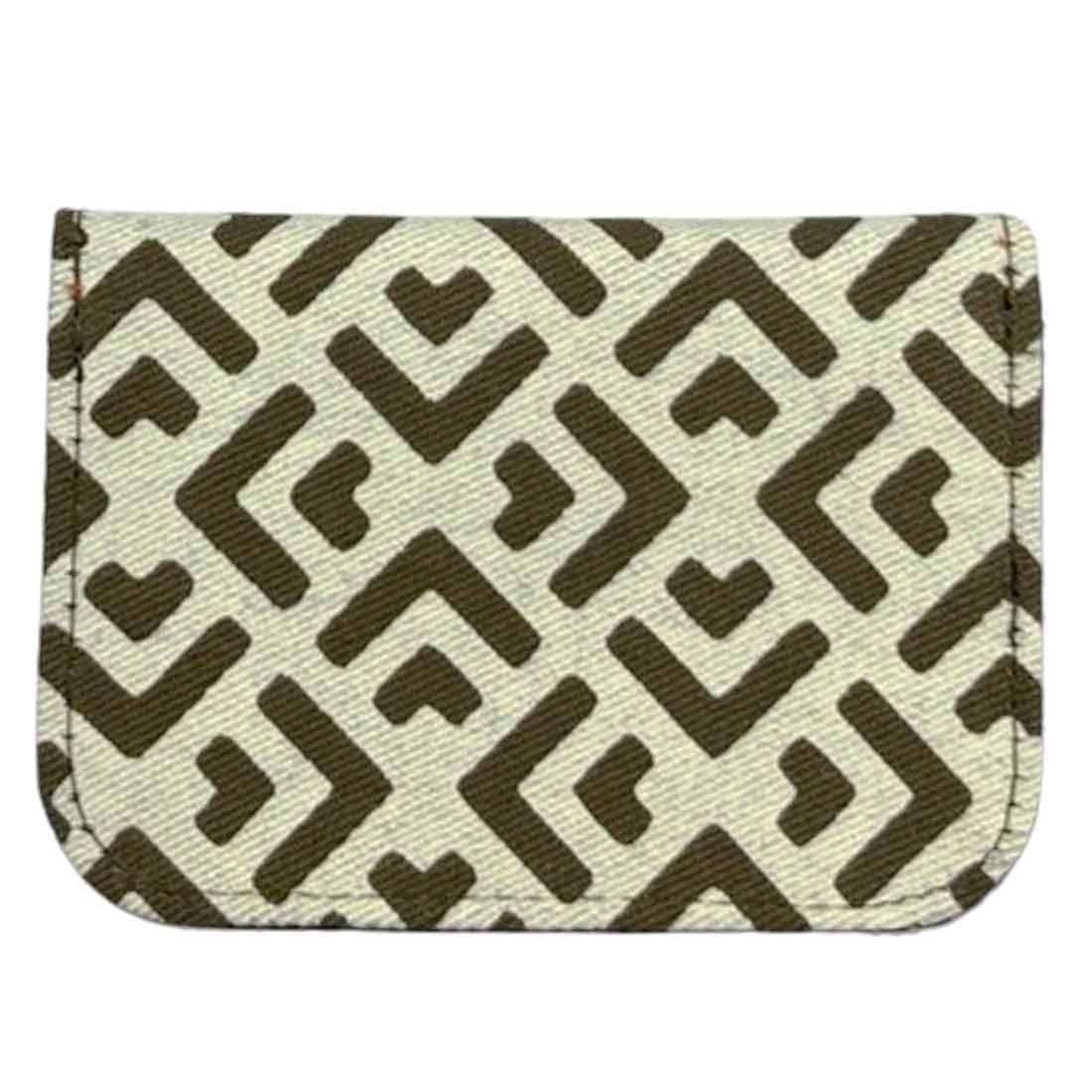 Cotton Card Holder - Funky Retro Prints - Mini Wallet