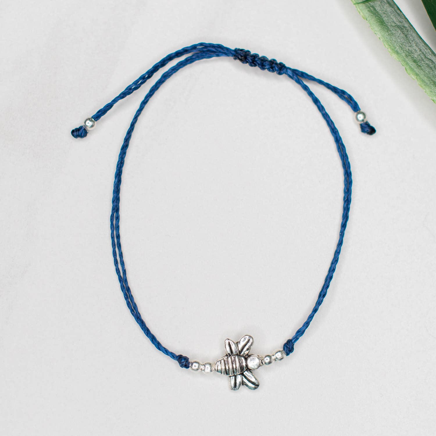 Bee String Charm Bracelet