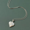 Mother of Pearl Heart Pendant Necklace