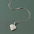 Mother of Pearl Heart Pendant Necklace