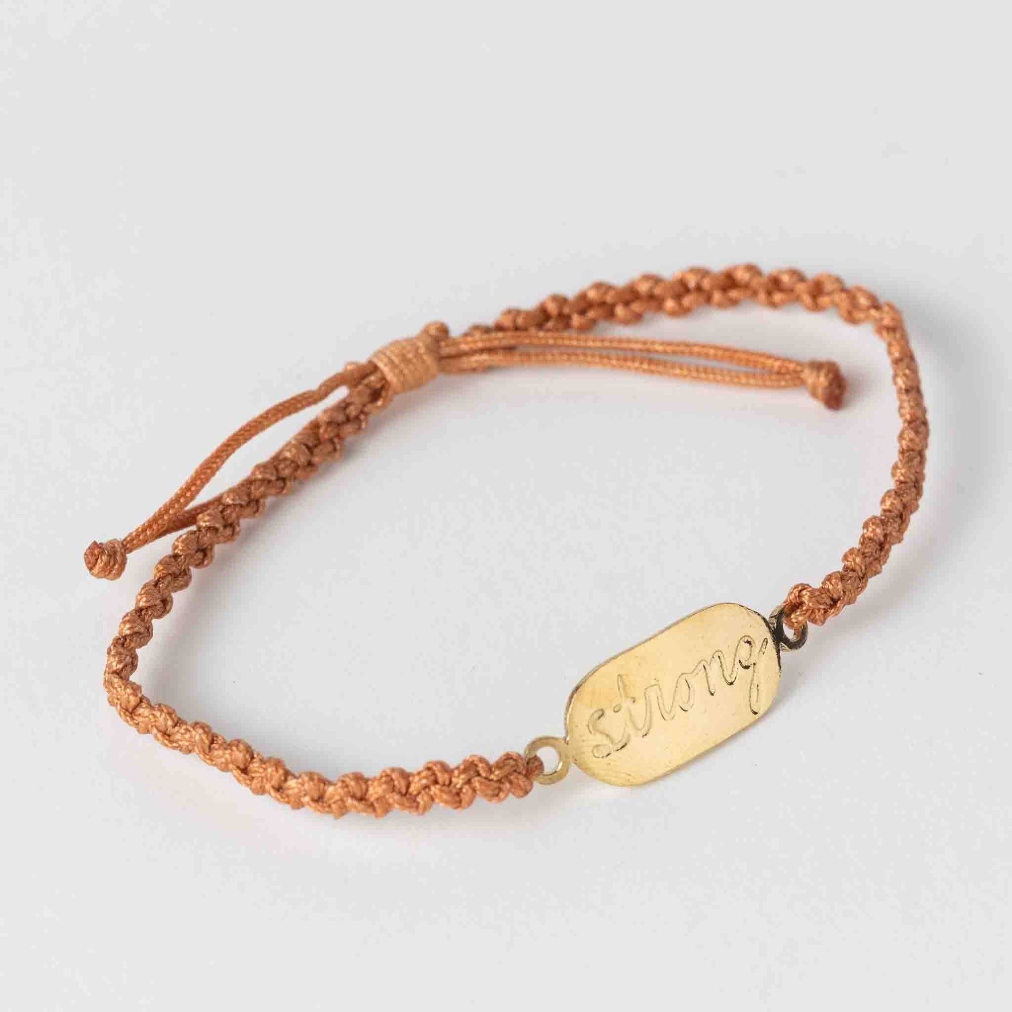 Affirmation Bracelet - You Are Strong