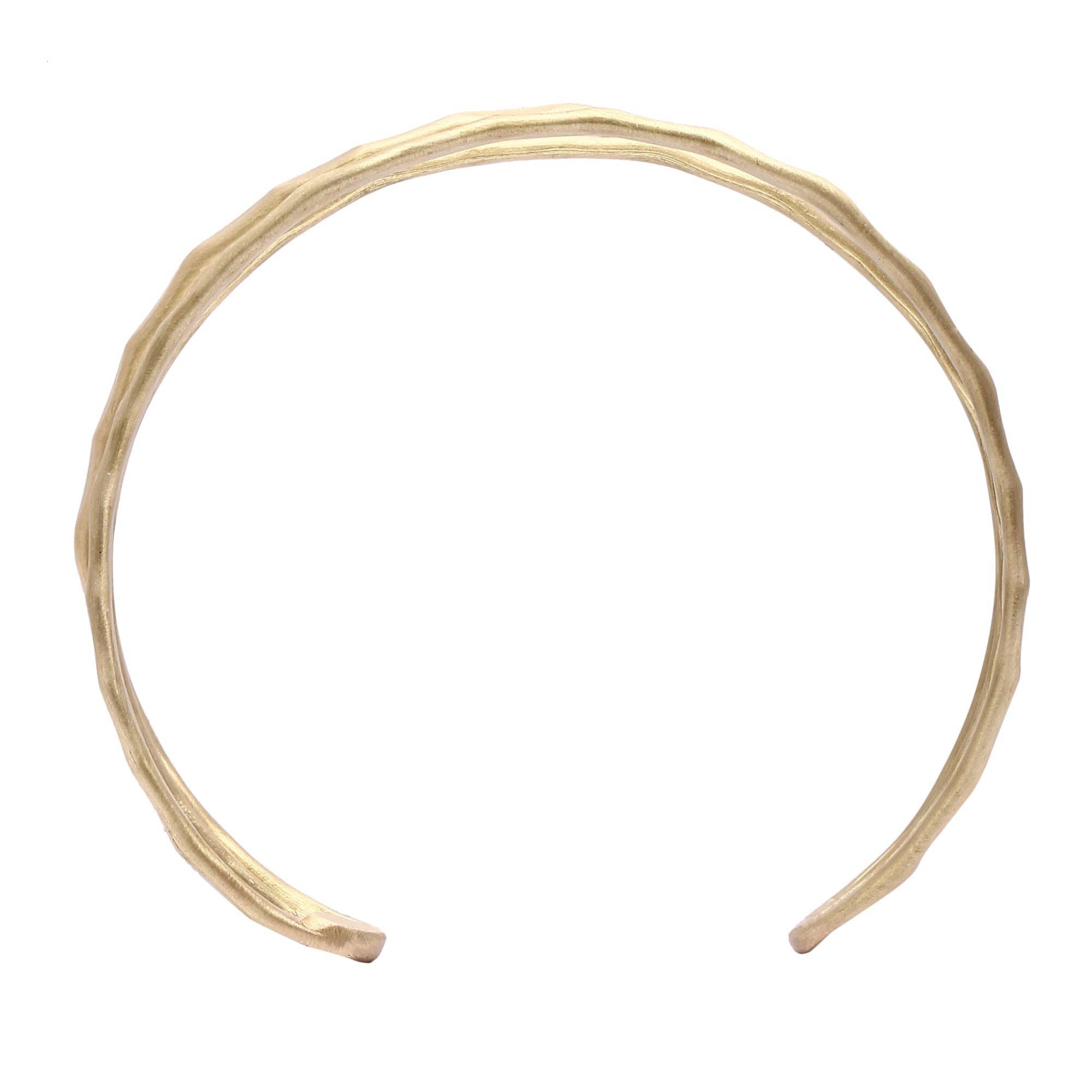 Ria Cuff Bracelet: Silver