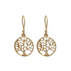 Tree of Life Earrings: Silver