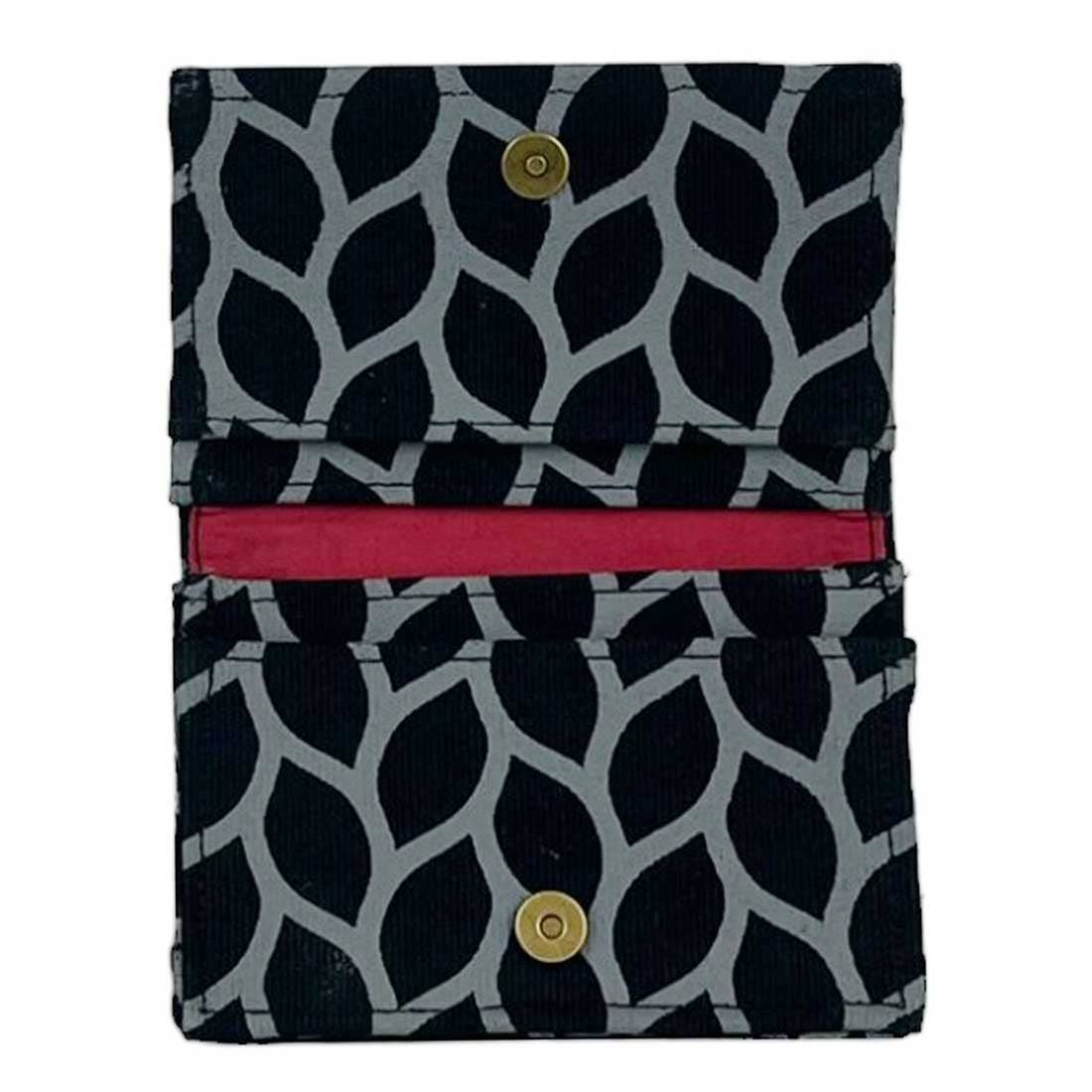 Sustainable Canvas Card Holder - Mini Wallet - Fall Designs