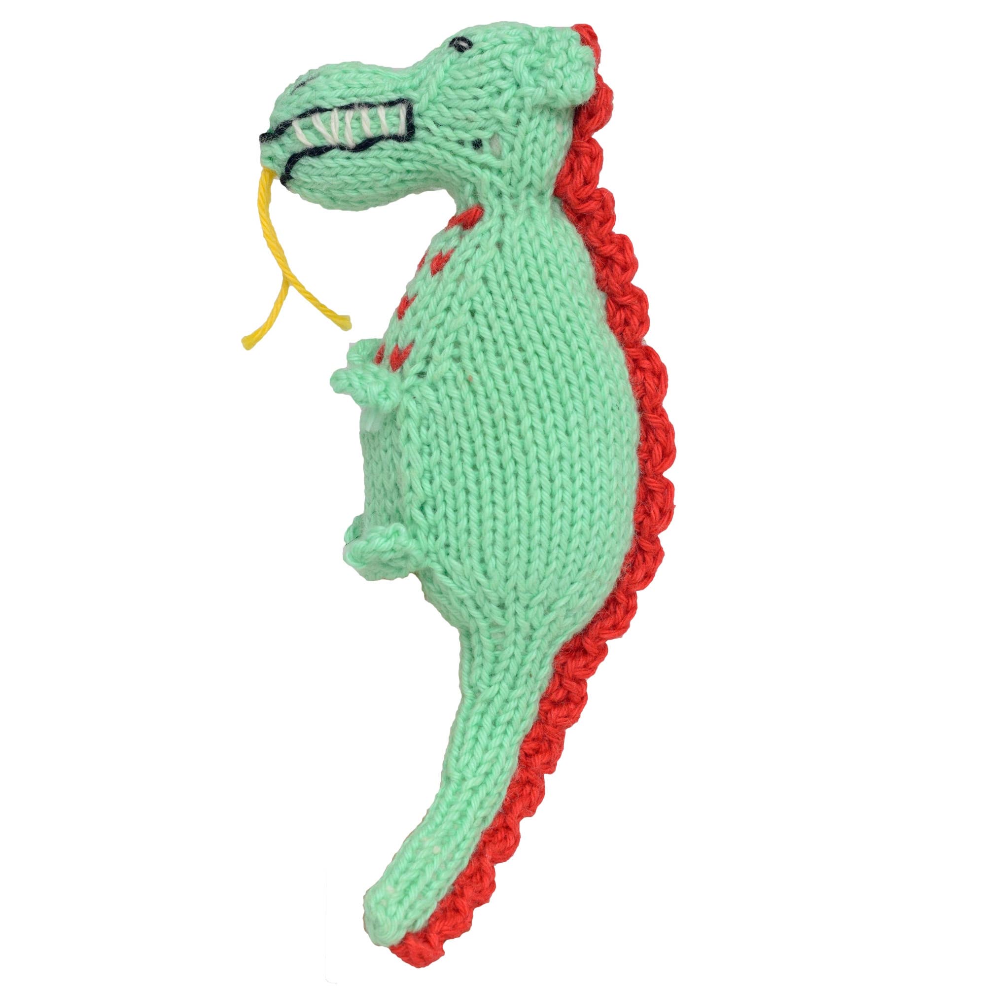 Dragon - Organic Cotton Finger Puppet - Natural Toy