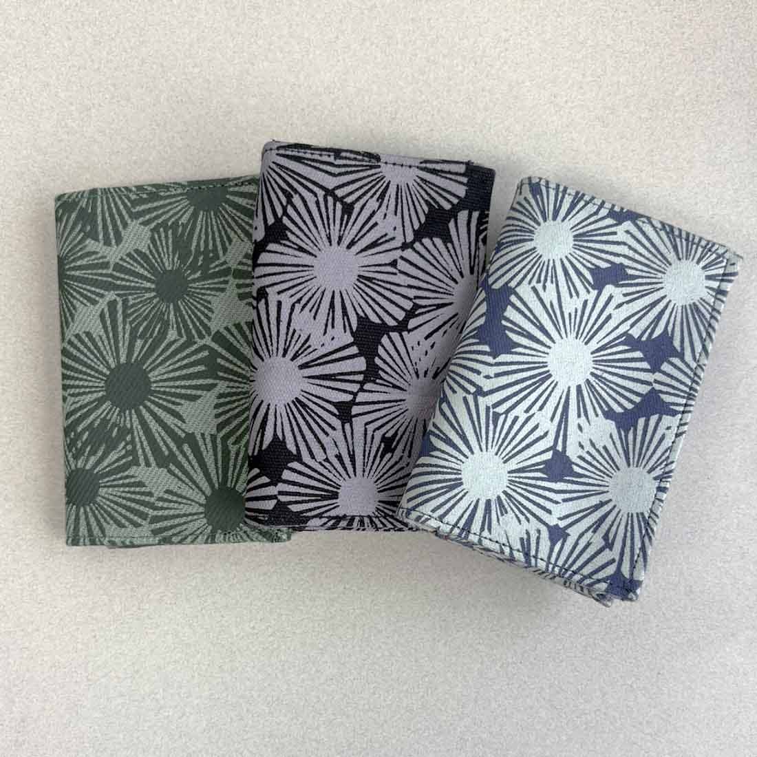 Canvas Card Holder - Mini Wallet - Floral Prints