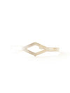 Rhombus Cut Out Cuff - Silver