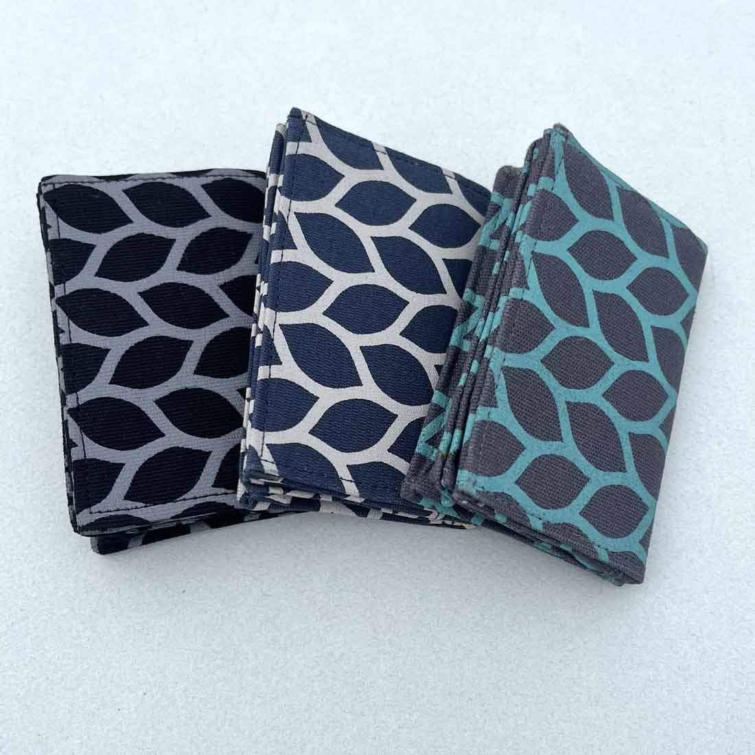 Sustainable Canvas Card Holder - Mini Wallet - Fall Designs