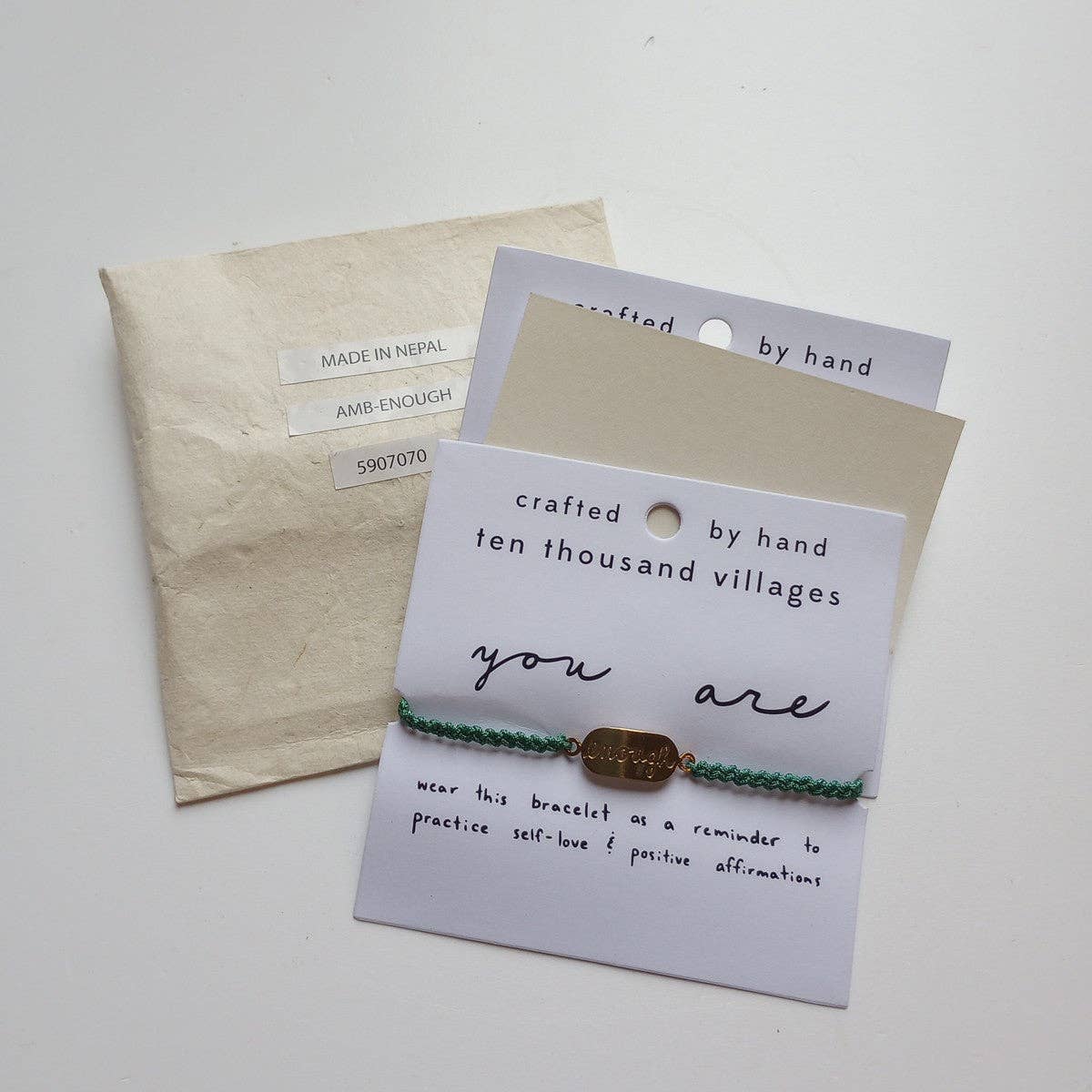 Affirmation Bracelet - You Are Enough