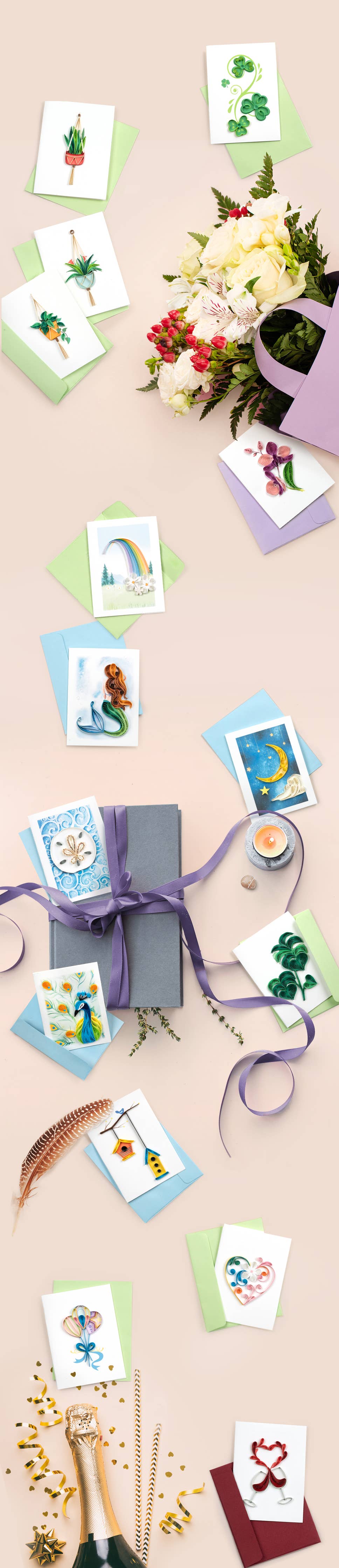 Colorful Balloons Gift Enclosure Mini Card