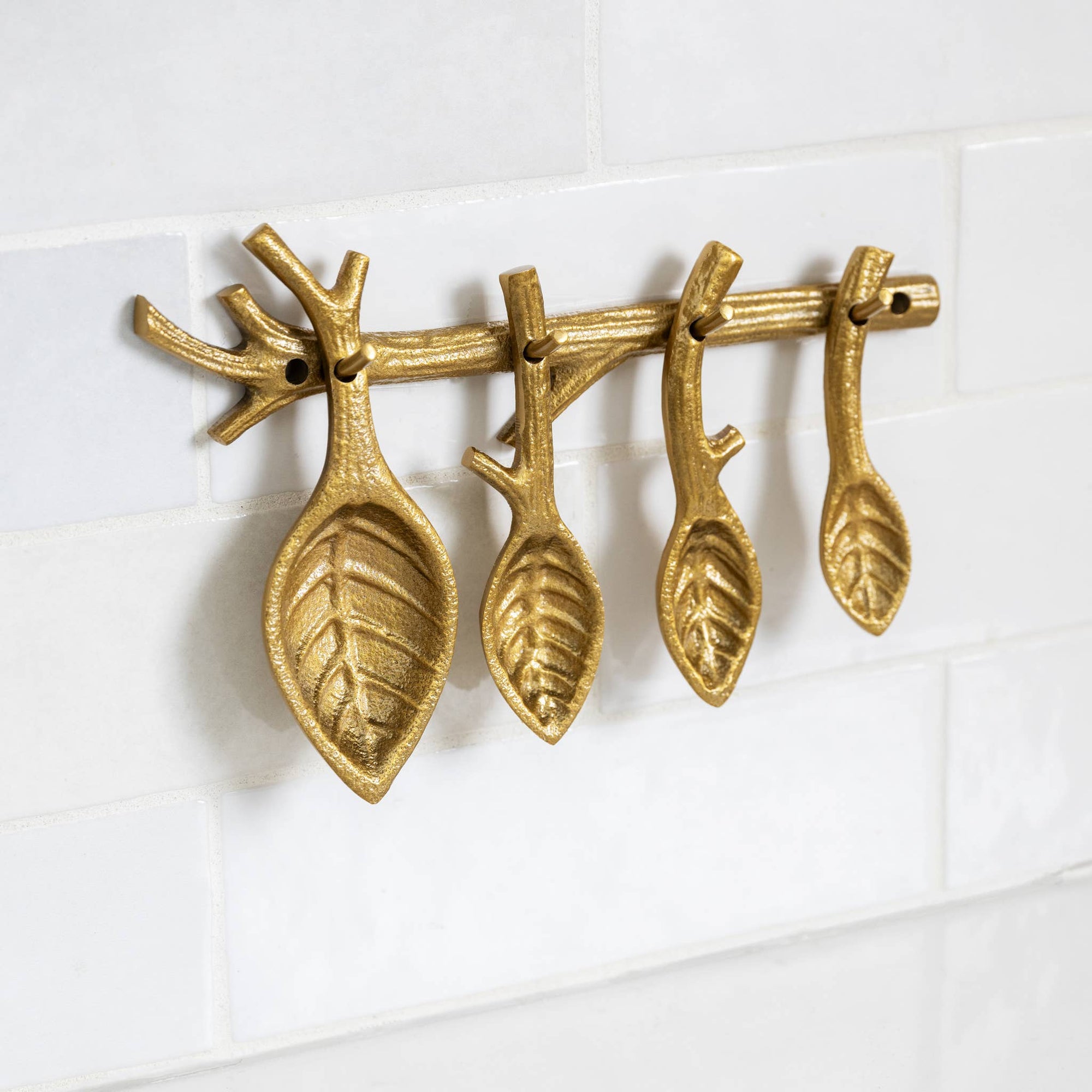 * Shikha Measuring Spoons &amp; Holder - Set of 4